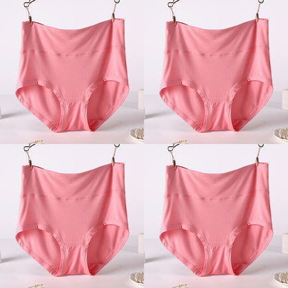 Women's Soft Modal High-Waist Comfort Panties - 4 Pack
