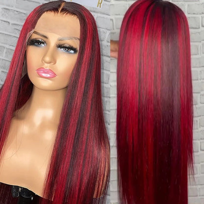 Real Hair Lace Headgear - 13x4 Lace Front Wig with Customizable Bangs