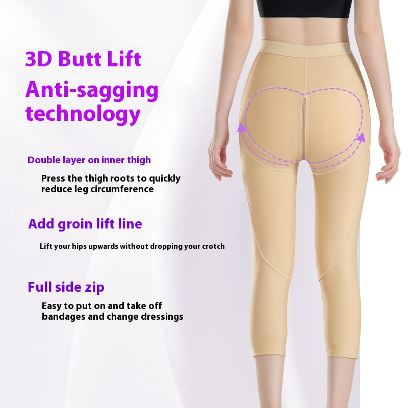 High Waist Seamless Compression Shaping Pants - Women's Body Shaper Leggings