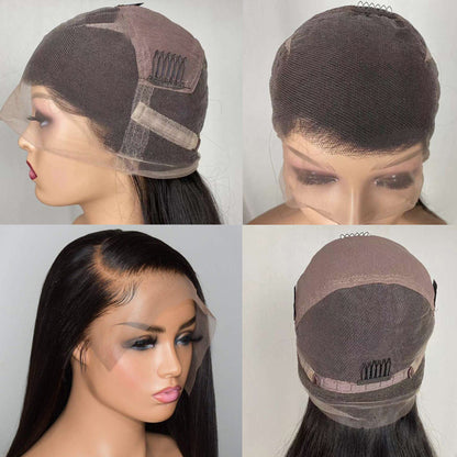 Full Lace Human Hair Wig - 10A Grade Hand-Woven Real Hair