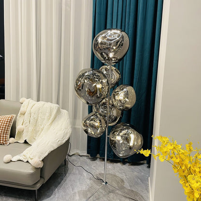 Modern LED Floor Lamp - Minimalist Standing Light with Acrylic Shade