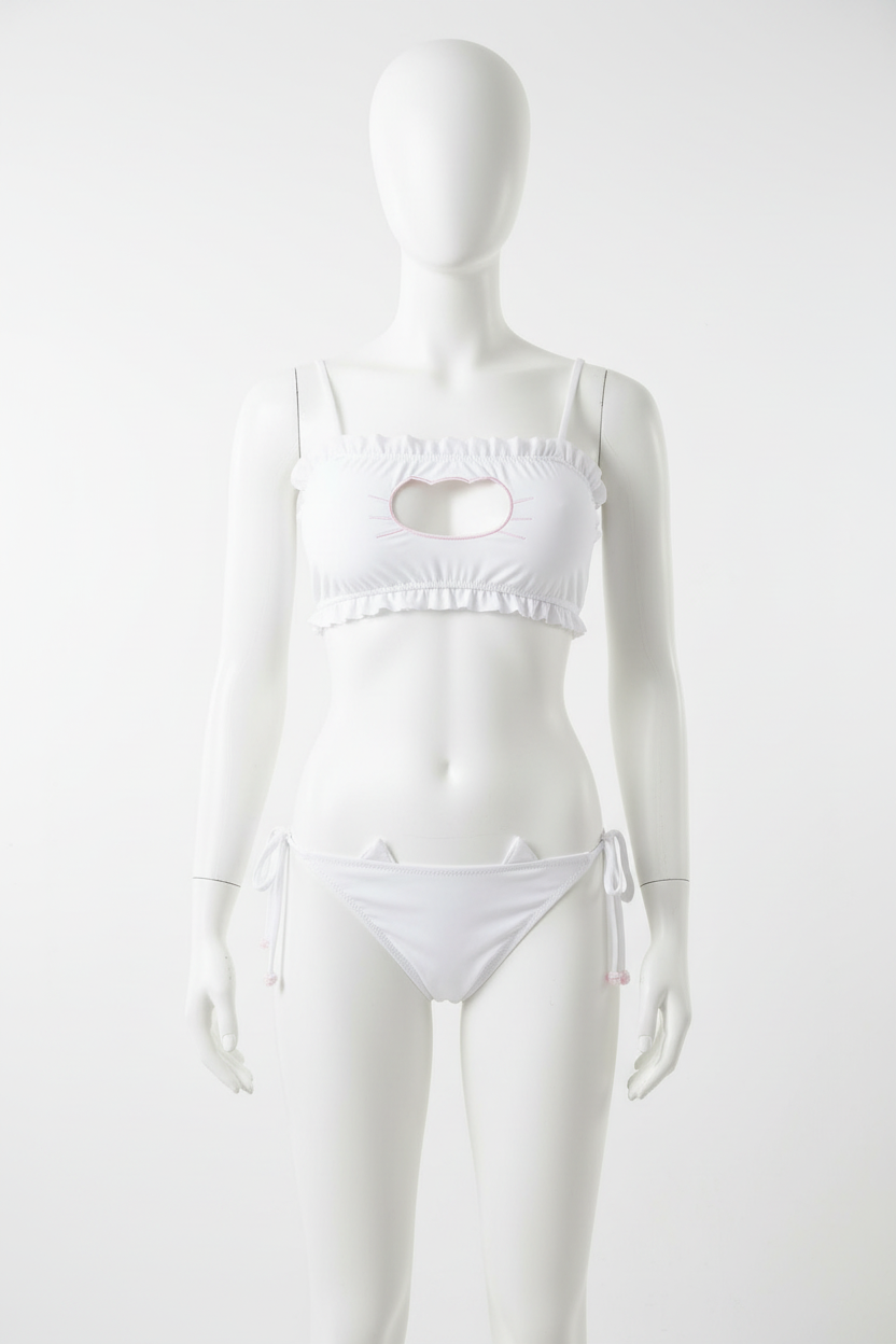 Women's Keyhole Bra and Brief Set - Ultra-Thin Cup Seamless Lingerie