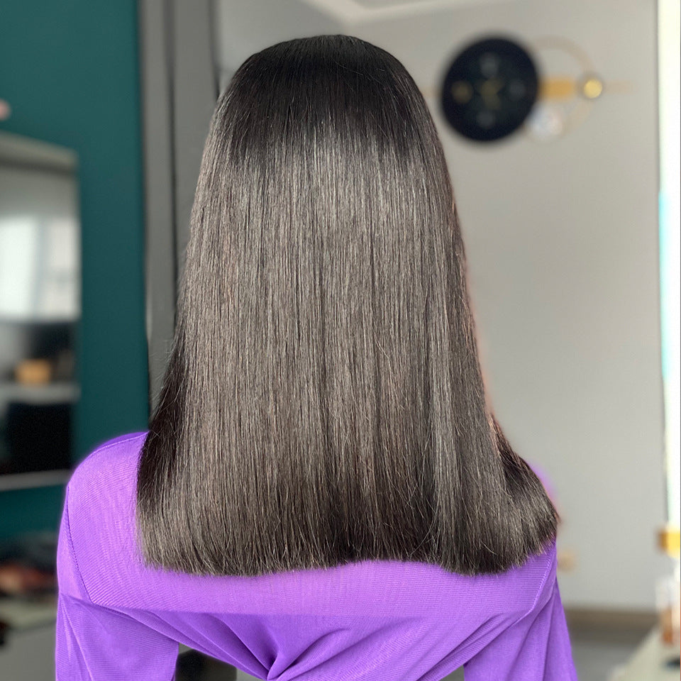 Bone Straight Human Hair Wig - Double Drawn 100% Chinese Hair