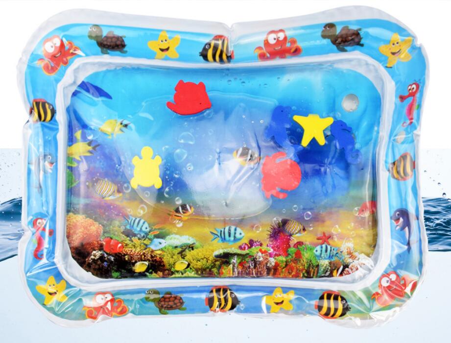 Baby Inflatable Water Play Mat - Tummy Time Activity Pad for Infants