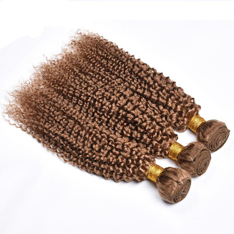 Kinky Curly Wave Human Hair Wig - 14 Inch Medium Length Natural Texture