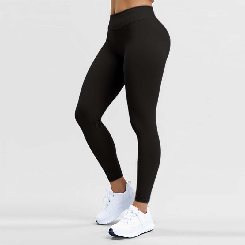 Women's High-Waisted Tummy Control Fitness Leggings - Skin-Friendly Athletic Pants