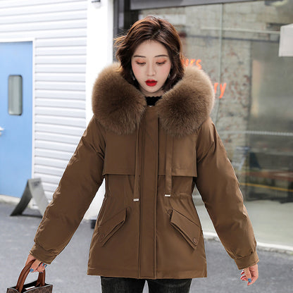 Women's Warm Padded Short Jacket - Fashion Polyester Coat
