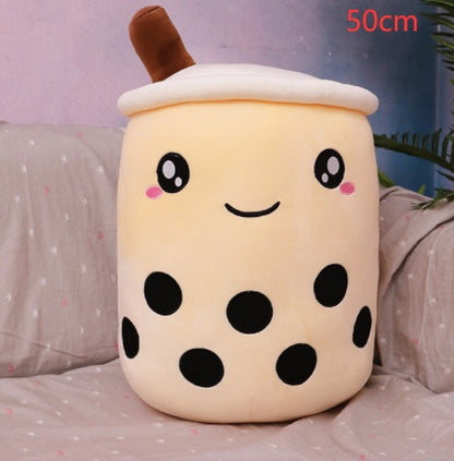 Plush Bubble Tea Pillow Cushion - Soft Stuffed Drink Toy