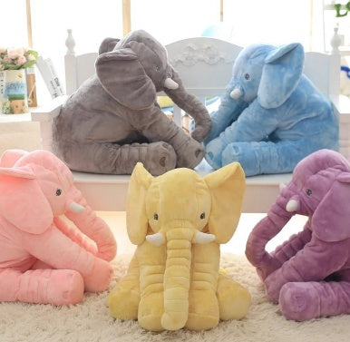 Elephant Plush Pillow with Blanket - Baby Comfort Cushion