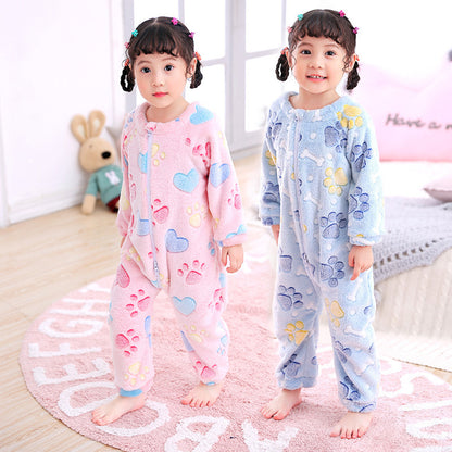 Infant Flannel Pajamas - Soft Autumn Winter Sleepwear for Babies