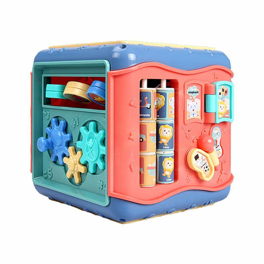 6-in-1 Activity Cube - Montessori Educational Toy for Kids