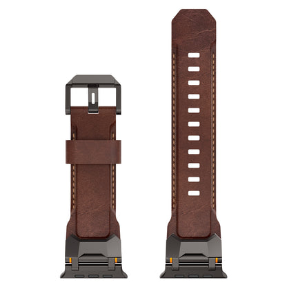 Premium Top Layer Cowhide Smartwatch Strap - Handmade Vintage Leather Band