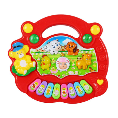 Farm Animal Piano Keyboard - Educational Musical Toy for Babies & Toddlers