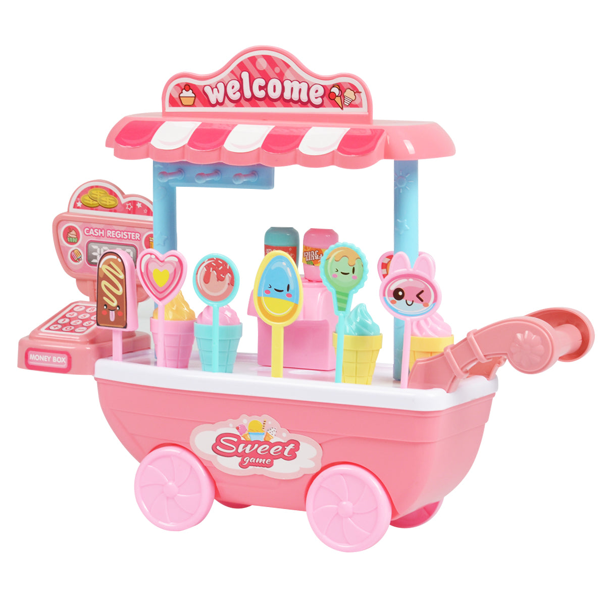DIY Mini Cash Register Role-Play Educational Toy for Kids