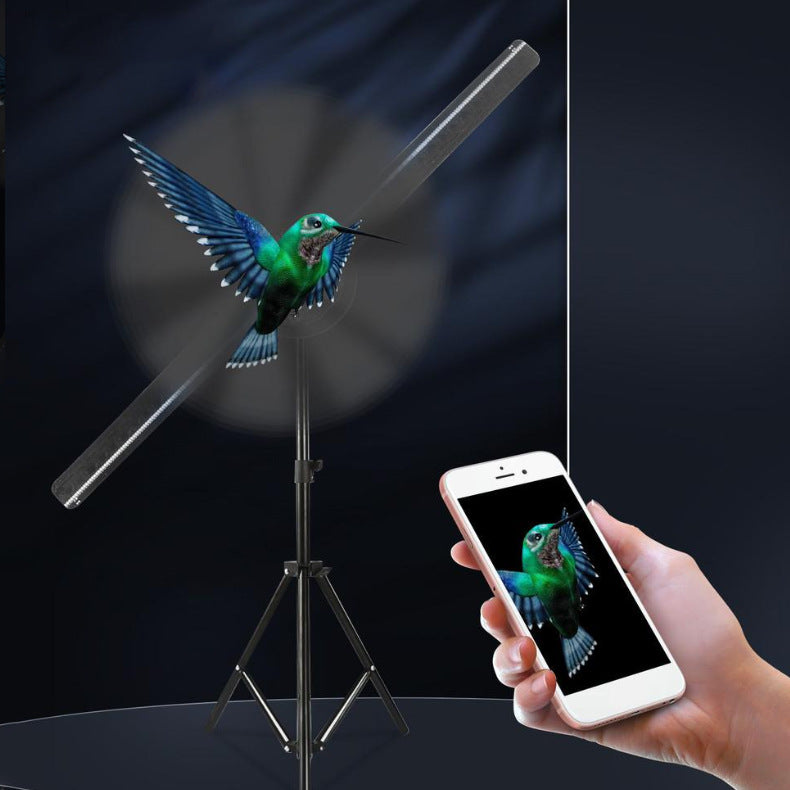 3D Holographic Projection Fan - Naked-Eye Hologram Display
