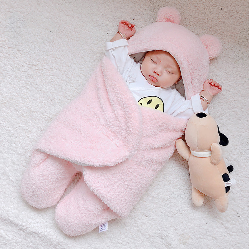 Baby Sleeping Bag - Winter Swaddle Blanket for Newborns 0-9 Months