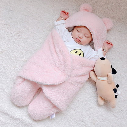 Baby Sleeping Bag - Winter Swaddle Blanket for Newborns 0-9 Months