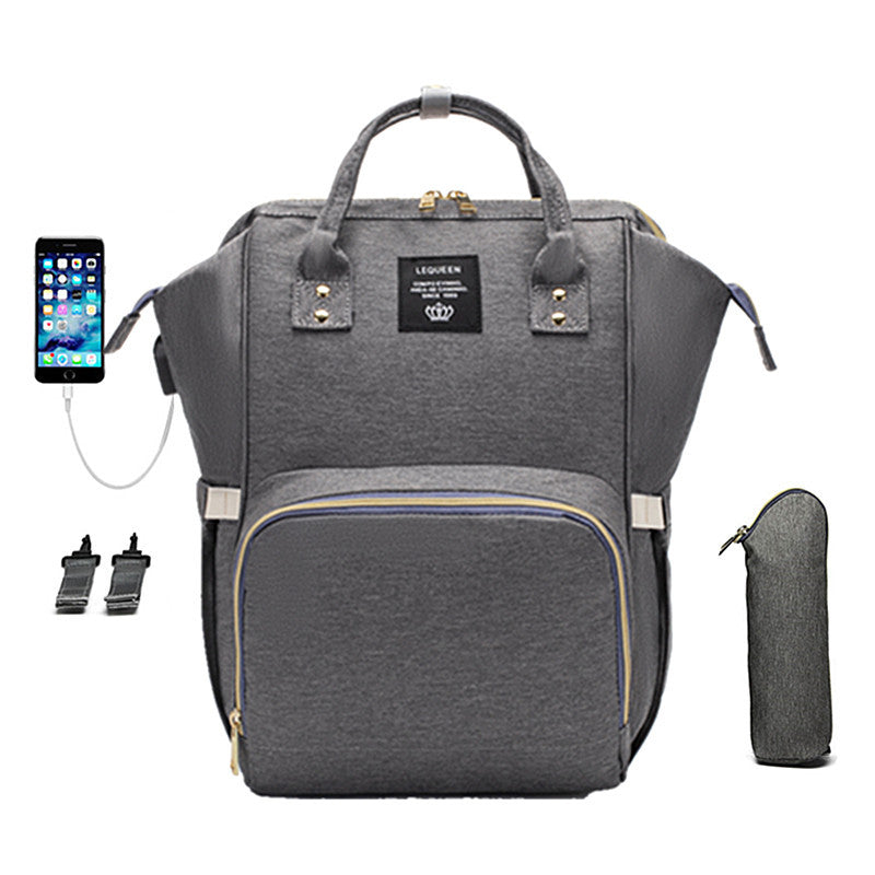 Multifunctional Diaper Bag - Large Capacity Oxford Cloth with Multiple Carry Options