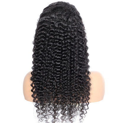 Hand-Woven Lace Front Human Hair Wig - Multiple Closure Options