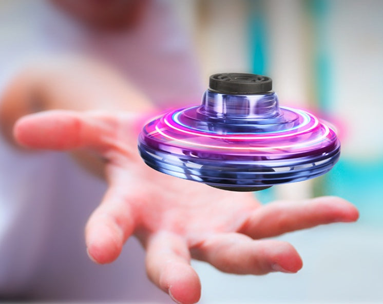 LED Flying Gyro Spinner Toy - Interactive Hand-Controlled Flying Toy for Kids