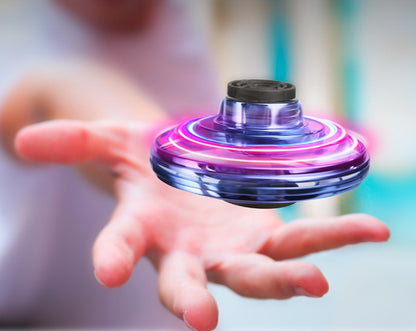 LED Flying Gyro Spinner Toy - Interactive Hand-Controlled Flying Toy for Kids
