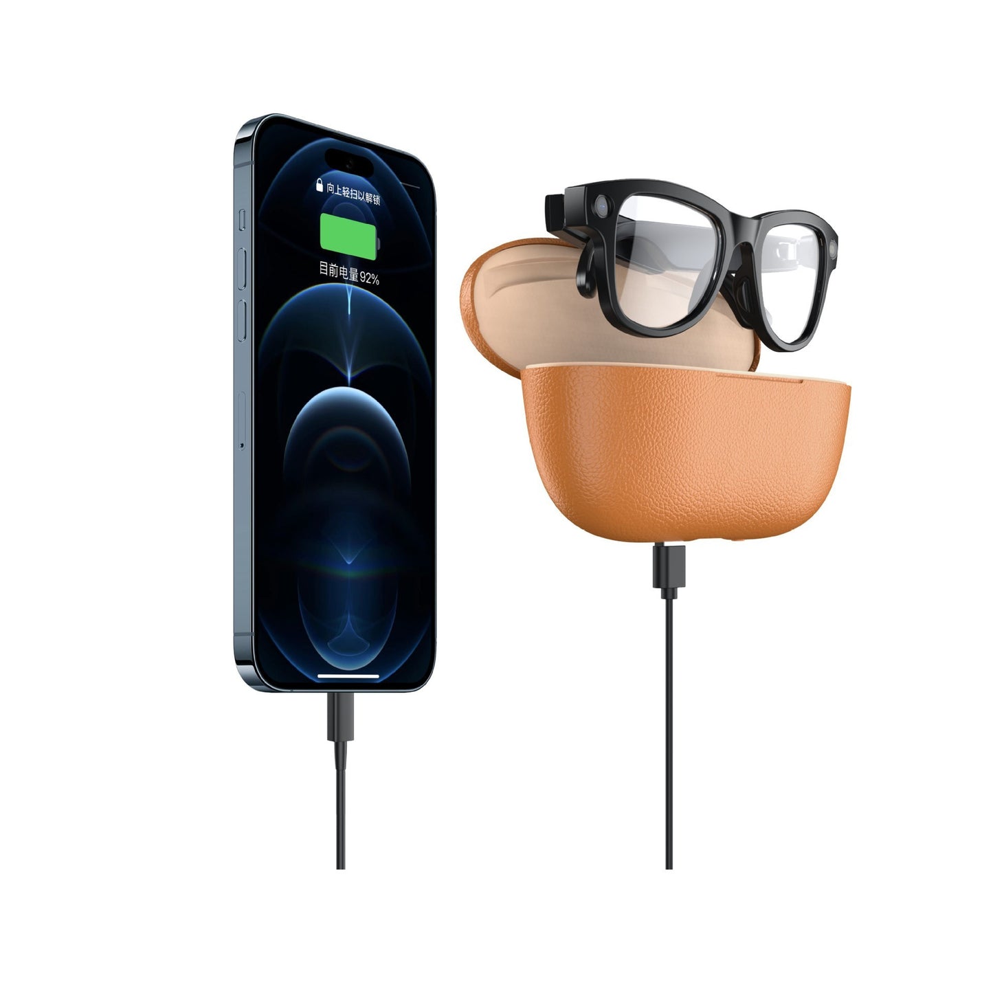 AI-Powered Smart Glasses - 8MP Camera with Bluetooth & Voice Assistant