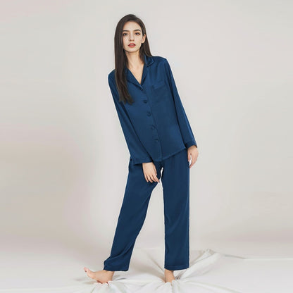 Luxe Mulberry Silk Pajama Set - Long Sleeve Women's Sleepwear