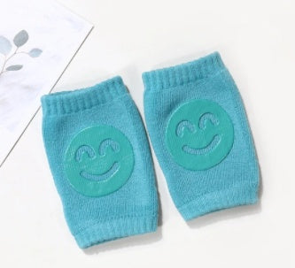 Baby Knee Pads - Cotton Terry Crawling Protectors with Non-Slip Design