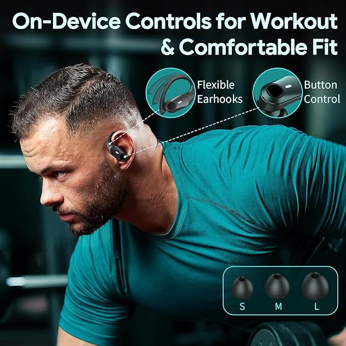 AI Translation Wireless Bluetooth Headphones - Real-Time Multilingual Earbuds with Noise Reduction