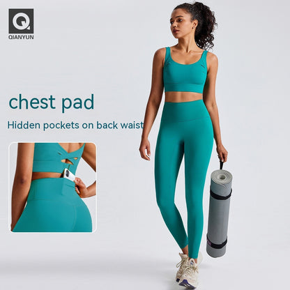 Women's Yoga Activewear Set - High Waist Workout Suit