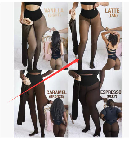 Women's Winter Warm Shaping Leggings - 2-Piece Polyester Thermal Set
