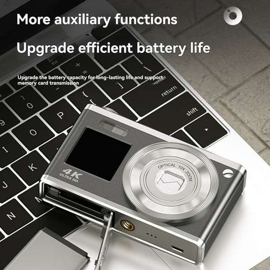4K HD Digital Camera - 64MP Optical Zoom Camera with Video Recording