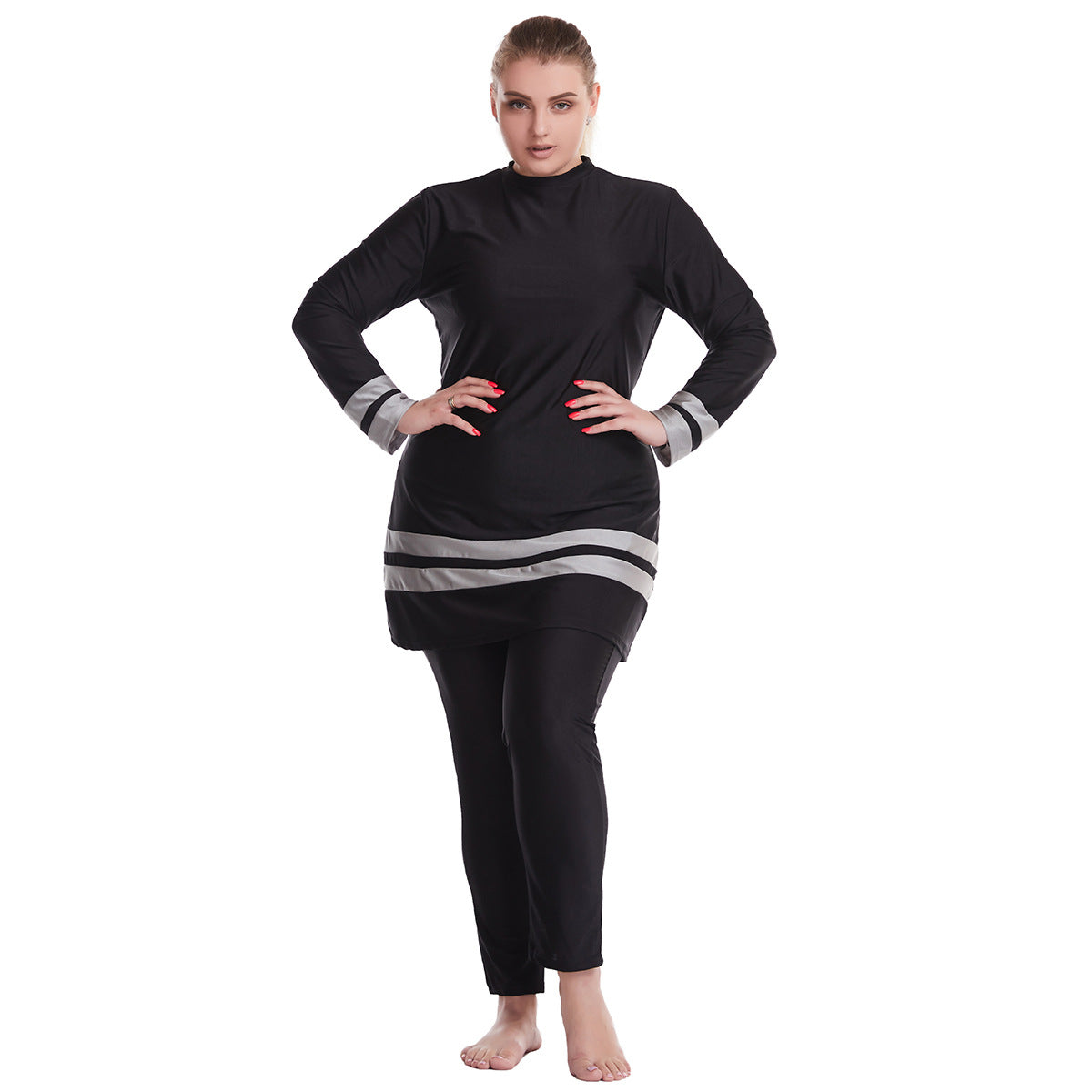 Women's Full Body Diving Suit Swimwear - Long Sleeve Pants Wetsuit