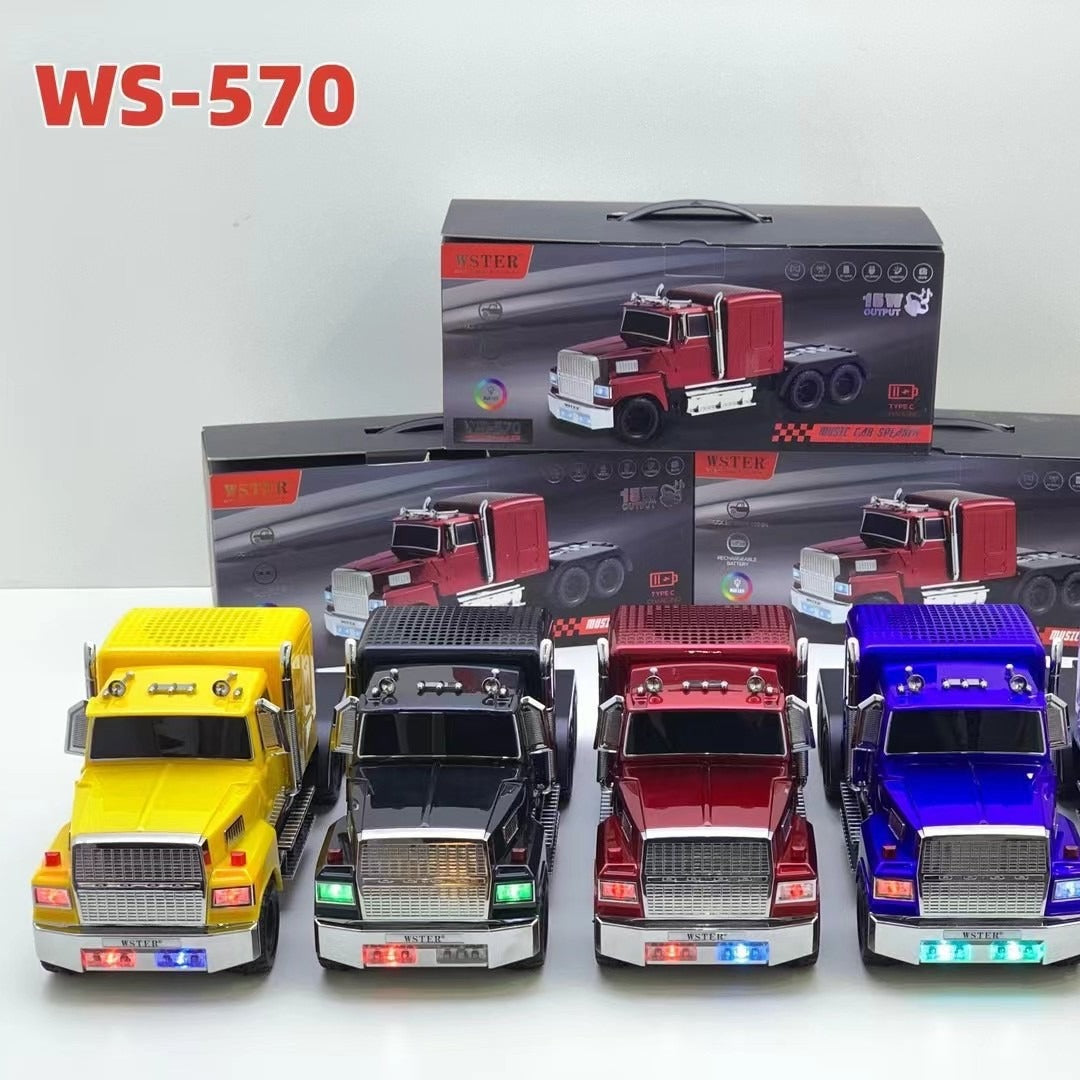 Retro Car Model Wireless Bluetooth Speaker - 15W Portable Audio with Call Function