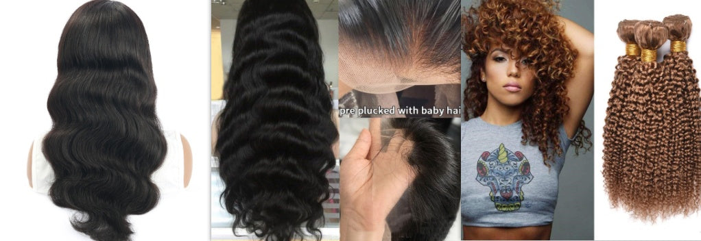 Kinky Curly Wave Human Hair Wig - 14 Inch Medium Length Natural Texture