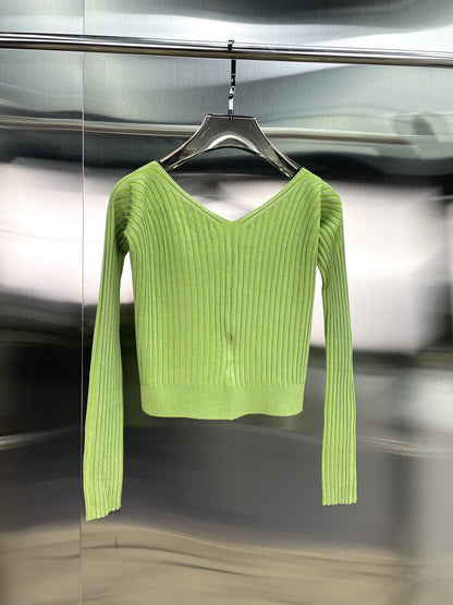 Women's Gentle Knitted Cardigan - Long Sleeve Open Front Sweater