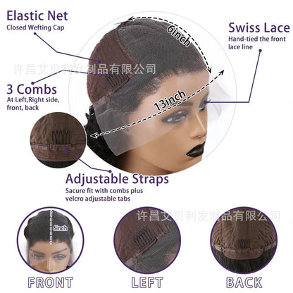13x6 Body Wave Lace Front Wig - Hand-Woven Human Hair Wig