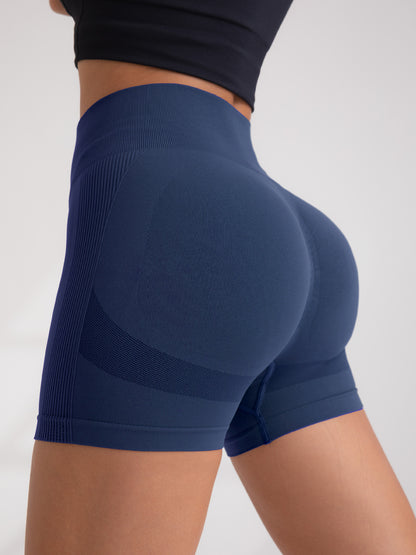 Seamless High-Waist Yoga Shorts for Women - Athletic Performance Activewear