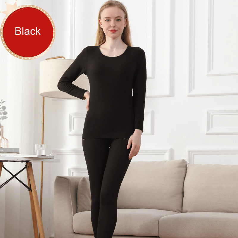 Thermal Underwear Set - Double-Sided Fleece Base Layer for Men and Women