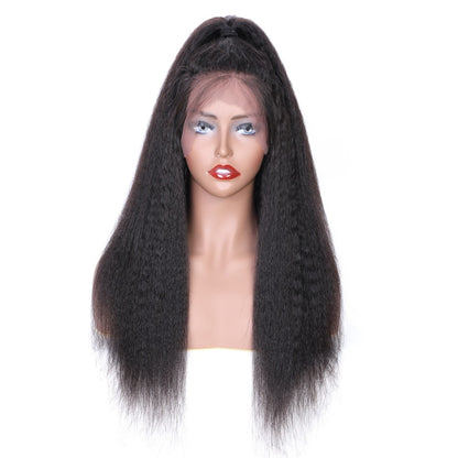 Yaki 13x4 Lace Frontal Wig Kinky Straight - Real Human Hair Exotic Style