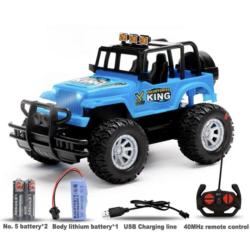 USB Charging Remote Control Toy Car for Kids – 40MHz RC Car with Handle Controller
