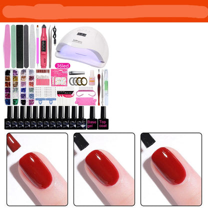 Professional Nail Polish Set - 8ML Multi-Color Collection with Tools
