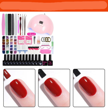 Professional Nail Polish Set - 8ML Multi-Color Collection with Tools