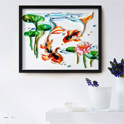 Paper Quilling Art Craft Kit - Animal & Nature Designs with Tools