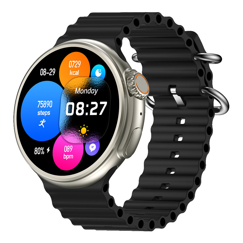 Unisex AMOLED Smartwatch | Heart Rate, Blood Oxygen, NFC & Bluetooth Calling