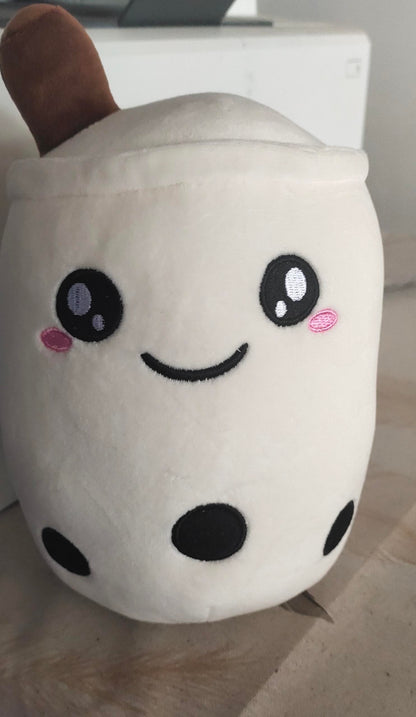 Plush Bubble Tea Pillow Cushion - Soft Stuffed Drink Toy