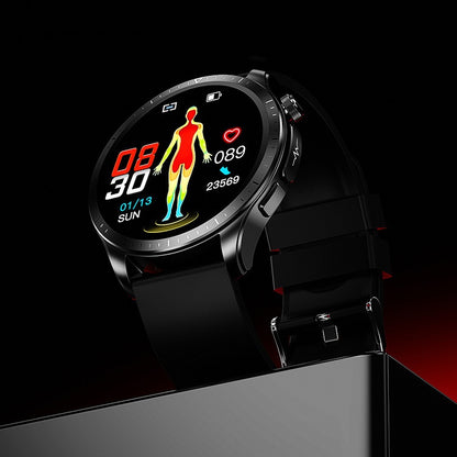 E420 Smart Watch for Women - Heart Rate Temperature Blood Oxygen ECG Monitor