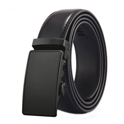 Casual Trousers Belt - Real Cowhide Leather with Automatic Buckle