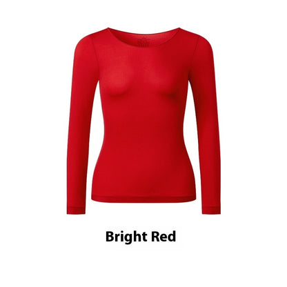 Women's Ultra-Thin Thermal Underwear Set - Lightweight Nylon Spandex Base Layer
