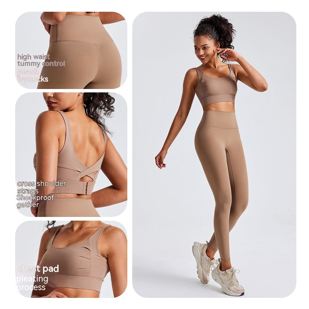 Women's Yoga Activewear Set - High Waist Workout Suit